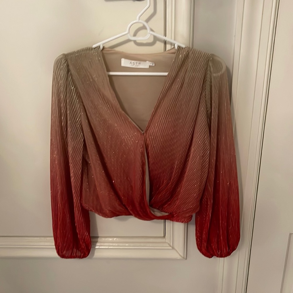 Aster the Label ombré blouse